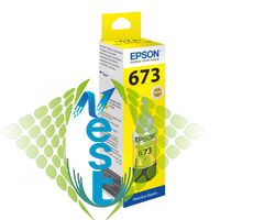 Genuine Epson T6734A Yellow Ink Bottle 70ml.